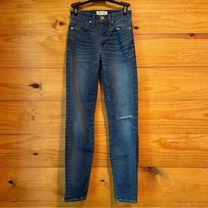 Madewell Skinny High Riser Distressed Sample Jeans 25
